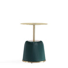 Manhattan Comfort Anderson 15.75" Modern Leatherette Upholstered End Table - Green-Delivered to you Fully Assembled! No Assembly Required
