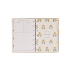 The Happy Planner 2027 Mini Disc Bound Dated Monthly Planner - 7.50" x 6.69" - Orchard Floral - English-The Dashboard layout with a side-by-side design that lets you see your priorities at a glance 