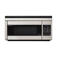 Sharp 1.1 cu. ft. Stainless Steel Over-the-Range Convection Microwave Oven - 850W-1.1 cu. ft. oven with 13" on/off Carousel turntable