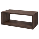 Hudson&Canal Osmond 48"W Rectangular Coffee Table - Alder Brown-Tabletop features a weight capacity of 50 lbs