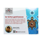 Oscardo - Casse-tête Medicine Turtle de James Jacko avec motif artistique autochtone - 1000 pièces-Carton laminé mat – Finition durable et antireflet pour une expérience de casse-tête lisse et agréable