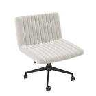 Brassex Destan Office Chair - White-Butterfly mechanism