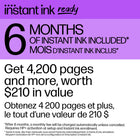 HP DeskJet 2842e All-in-One Printer with 6 months Instant Ink - Skyride-6 months of free ink: when you activate HP+ at printer setup - Subscribe to Instant Ink delivery service to get ink automatically delivered before you run out. After 3 months, monthly fee applies unless cancelled, and you'll save up to 50% on ink