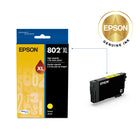 Epson T802 Ink Cartridge - High Capacity - Yellow-Worry-free handling - smudge, fade and water resistant prints 