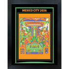 Mexico City 2026 FIFA World Cup - Photoglass Framed - 20" x 26"-Officially licensed FIFA World Cup 2026 host city poster