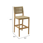 Zuo Corde Barstool - Beige-6