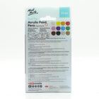 Mont Marte Signature Acrylic Paint Pens - Dual Tip - Assorted - 12 Pack-Includes 12 opaque acrylic paint pens with water-based ink that creates bright, crisp linework and solid coloring