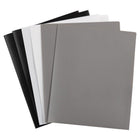 JAM Paper Plastic Two-Pocket School POP Folders, Assorted, 6/Pack (383EBAasst)-Quantity: 6 per pack