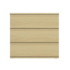 Manhattan Comfort Molly 26" Modern Nightstand - Natural Oak-Modern Nightstand for Bedroom and Living Room Use