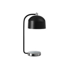 Monarch Specialties 18" H Contemporary Table Lamp - Black Metal / Silver Metal-Revamp your space with this stylish 18"h table lamp in a chic black metal with elegant silver metal accents and a dome metal shade, perfect for modern offices, living rooms, and bedrooms