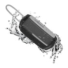 HyperGear Wave Wireless Waterproof Bluetooth Speaker - Black/Grey-10W powerful HD stereo sound