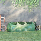 Outsunny 71" x 24" x 24" Portable Mini Tunnel Greenhouse with 3 Windows- Polyethylene fabric 140 gsm, robust and resistant    
 
