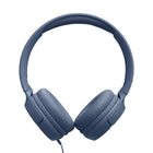 JBL Tune 520C USB-C Hi-Res Wired On-Ear Headphones - Blue-Comfort fit and foldable design