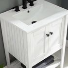 Modway Prestige 23" Bathroom Vanity Cabinet - White-Vertical Slat Design