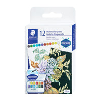 Staedtler Metallic Paint Pans – 12 Assorted Colours-Use with watercolour brush/water brush