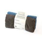 PurAthletics Microfibre Anti-Bacterial Lint-Free Ultra Absorbent Fitness Towels - Onyx Black/Sea Green - 2 Pack-Antibacterial