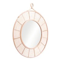 Zuo Lobo Mirror - Natural-Hangs vertically only