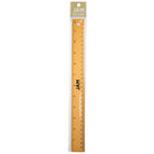 JAM Paper Strong Aluminum Ruler - 12" - Gold Metallic-Ruler is semi flexible, has rounded corners and features a non-skid cork backing so it will stay put when used on all surfaces
