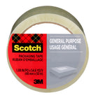 Scotch General Purpose Packaging Tape - 48 mm x 50 m - Clear-Ideal for shipping lighter weight boxes and for general use around the home and office