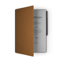 reMarkable Premium Leather Book Folio for Paper Pro Tablets - Brown-Made from high-quality, genuine premium leather that ages beautifully