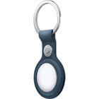 Apple AirTag FineWoven Key Ring - Pacific Blue-Stainless Steel Key Ring