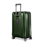 Ricardo Beverly Hills 21" Montecito 2.0 Hardside Carry On Luggage - USB Port - Hunter Green-360° dual wheels recessed for stability - Provides smooth rolling and better balance while helping protect the wheels from impact