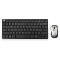 Adesso 5100CB Wireless Mini Keyboard & Air Mouse Combo-Wireless Air Mouse & Compact Keyboard - 2.4GHz wireless connectivity with up to 100 ft range for presentations, media control, and remote computing