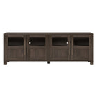 Hudson&Canal Holbrook TV Stand for TV's up to 75" - Alder Brown-A transitional design accommodates TVs up to 75" for your entertaining space
