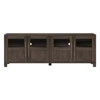 Hudson&Canal Holbrook TV Stand for TV's up to 75" - Alder Brown-A transitional design accommodates TVs up to 75" for your entertaining space
