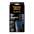 PanzerGlass ClassicFit 2-Way Privacy Screen Protector with EasyAligner for iPhone 16 Pro/17-Easy aligner included. 60% certified GRS recycled glass