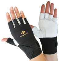 Impacto 471-31 Half Finger Impact Glove W/wrist Supportport, Large-Anti-impact and anti-vibration glove with wrist support