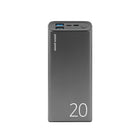 LOGiiX Piston Power 20000 mAh 20W Portable Power Bank - Graphite Grey-A luxuriously crafted aluminium 10,000 mAh power bank