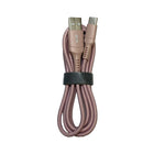 General Supply Goods + Co 6ft Braided Type C Cable - Pink-Braided for extra durability