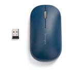 Kensington SureTrack Dual Wireless Mouse - Blue-The high-performance optical sensor tracks quickly and accurately on even the most difficult modern office surfaces, including glass, granite, lacquer, marble and wood