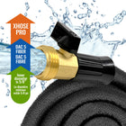 Big Boss XHose Pro Expandable Garden Hose -Heavy Duty & Flexible - 25 ft-ON/OFF Valve - makes the output easy to control