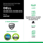 CIG Dell 310-8395/XG721 Remanufactured Toner Cartridge - High Yield - Black-Page Yield Per Package (Up to): 8000