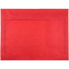 JAM Paper 9 x 12 Booklet Envelopes, Translucent Vellum Red, 100 Pack (1592187g)-Primary red