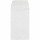 Jam Paper #1 Coin Business Envelopes - 2 1/4" H x 3 1/2" W - White - 25 Pack-Envelope Features: Made from 24 lb paper, Open End (Catalog) opening, Straight Flap with Gum Closure
