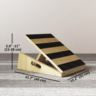 Soozier 15.7" Slant Board with 4-Level Incline-Large board with non-slip surface ensures secure, stable footing