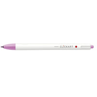 Zebra ClickArt Retractable Marker Pen - Lavender-Perfect for journaling, colour coding, drawing, and everyday writing.