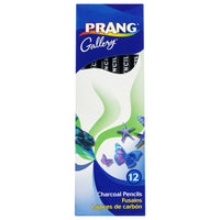 Prang Charcoal Pencils - Soft Core - Assorted Colours - 12 Pack-Charcoal pencils are uniformly smooth to ensure easy laydown