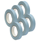 DSS Distributing Premium Grade Masking Tape - 1" x 55 yds - Light Blue - 6 Rolls-Perfect for school, home and office
