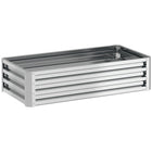 Outsunny Raised Garden Bed - 475" L x 23.5" W x 12" H - Silver-The great and easy way to grow your own garden at home 