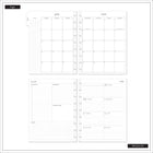 The Happy Planner 2026–2027 Classic Disc Bound Dated Planner - 9-3/4" x 5-5/16" - Blurred Fleurs Coral-9