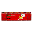 Scotch Transparent Tape - 3/4" x 1000" - 12 Pack-Classic glossy-finish