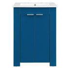 Modway Maybelle 24" Bathroom Vanity - Navy/White-Modern Bathroom Vanity