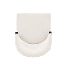 Manhattan Comfort Ola 21.46" Modern Chenille Upholstered Dining Chair - Cream-27.36" L x 19" W x 31.5" H
