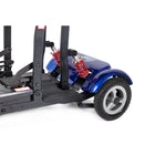 Monarch Genie Auto Automatic Folding Mobility Scooter - Blue-Lightweight design helps make lifting handling and transport easier