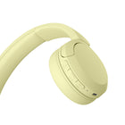 Sony WHCH520 Wireless Headphones with Microphone - Yellow-Crystal clear hands-free calling with built-in mic. 
