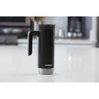 Contigo Superior Stainless Steel Mug - 20 oz - Licorice-KEEP YOUR GRIP: A flip-up handle makes this mug easy to carry and use